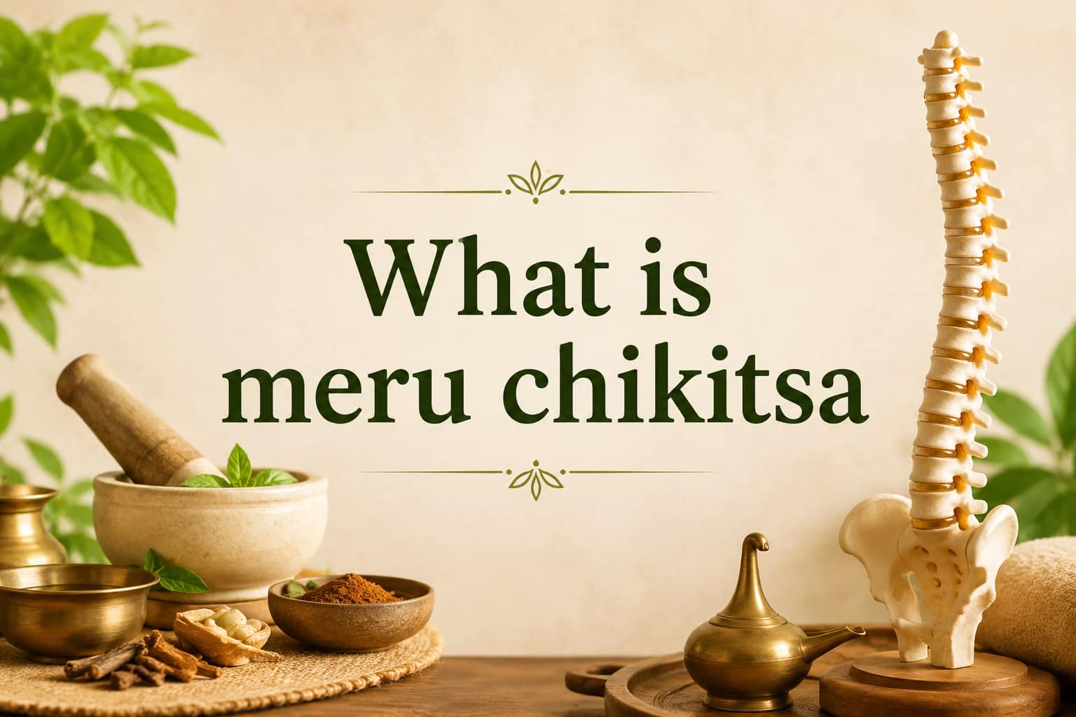 You are currently viewing What is Meru Chikitsa?