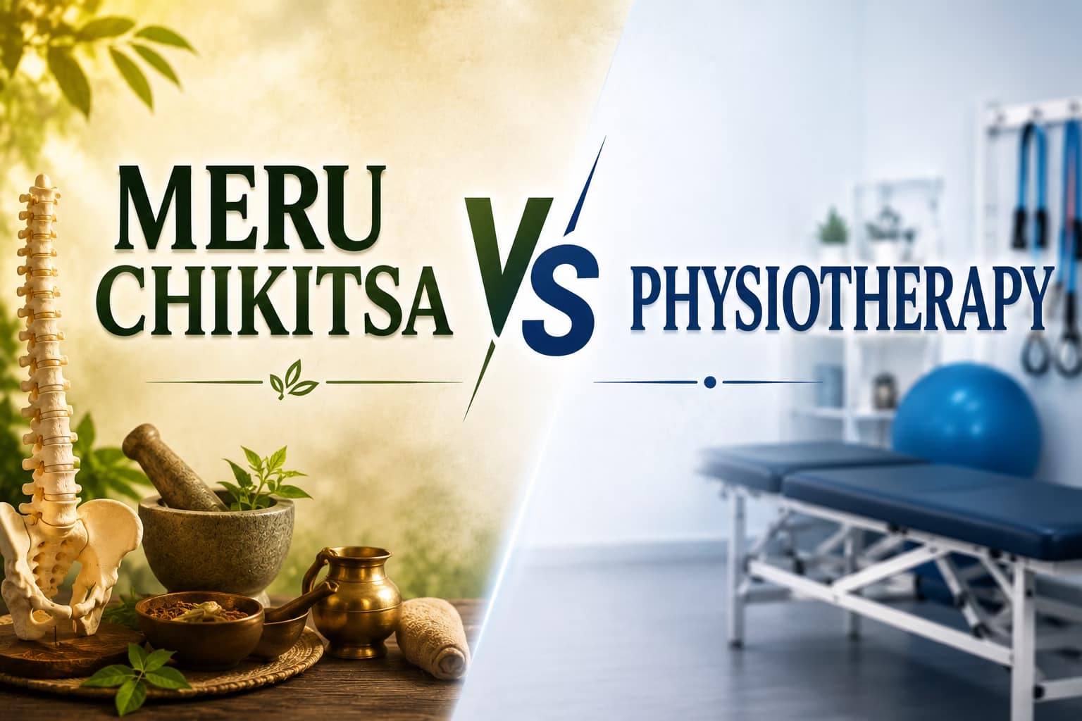 You are currently viewing Meru Chikitsa vs. Physiotherapy