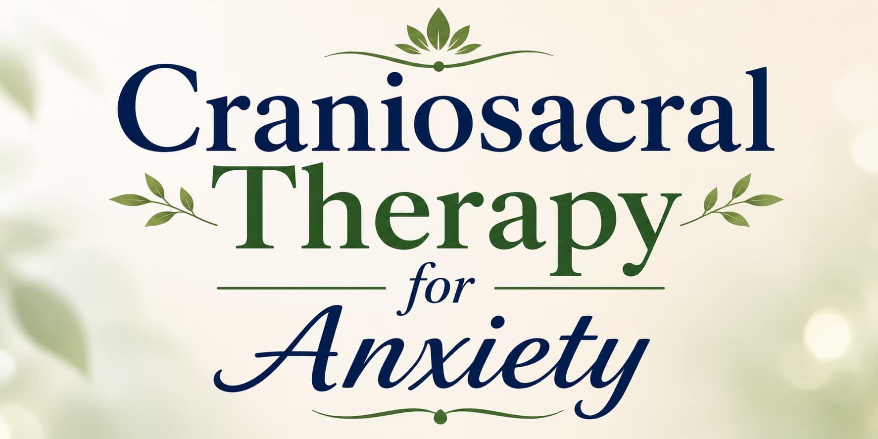 You are currently viewing Craniosacral Therapy for Anxiety