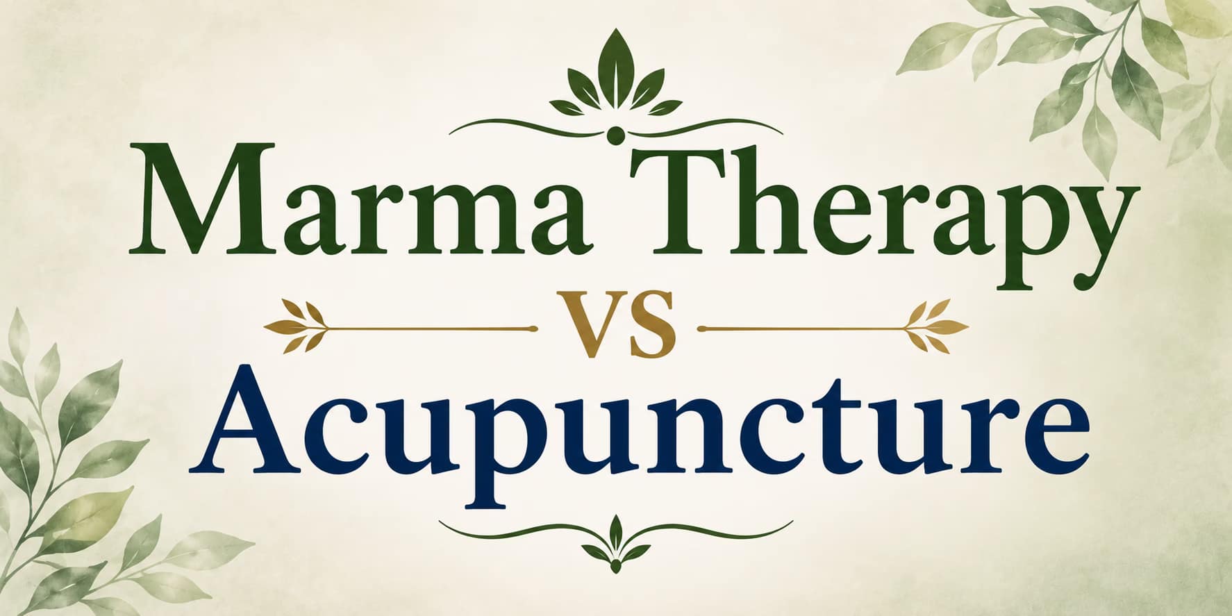 You are currently viewing Marma Therapy vs Acupuncture
