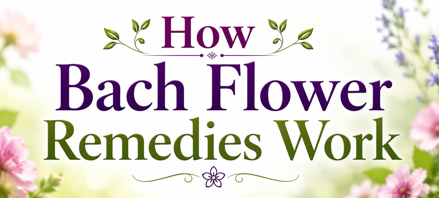 You are currently viewing How Bach Flower Remedies Work